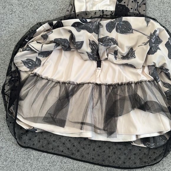 ⚡️HP⚡️Polka Dot Mesh Print  Fit and Flare Dress - Picture 7 of 16